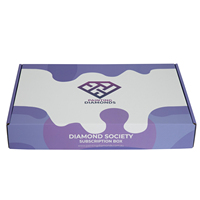 Boîte cadeau personnalisée violette avec logo, boîte d'emballage en papier pour emballage cadeau, boîte cadeau personnalisée imprimée