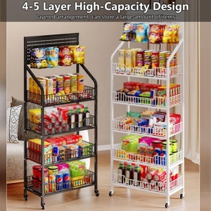4-Tier / 5-Tier cửa hàng tiện lợi Rack hiển thị/dược Floorstanding hiển thị đứng thương mại siêu thị kệ - Product Image 4