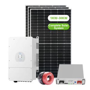 Chi phí 3 KW 5 KW tắt hệ thống năng lượng mặt trời lưới với pin cho hệ thống năng lượng mặt trời gia đình - Product Image 1