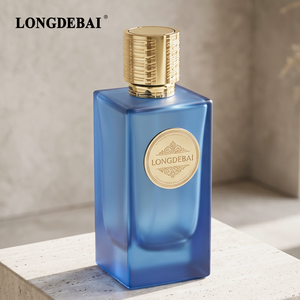 Envase Cosmético, Botella de Perfume Cuadrada, Transparente, Rectangular, Vacía, de 30ml, 50ml, 100ml, de Vidrio, con Tapa Zamac - Product Image 4