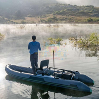 Pesca inflable Pvc Hypalon botes de pesca bote inflable rápido de goma con Motor bote de rescate deportivo de velocidad inflable grande