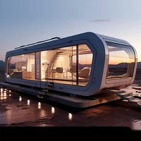 Villa de luxe intelligente prête à l'emploi Yingrui Apple Cabin, structure en acier, design moderne modulaire, installation rapide, maison étanche
