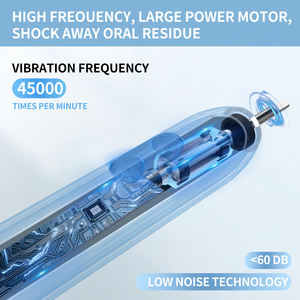 Elettrodomestici per la cura orale portatile morbido <span class=keywords><strong>spazzolino</strong></span> <span class=keywords><strong>elettrico</strong></span> per adulti ricaricabile per la pulizia dei denti IPX7 sonico <span class=keywords><strong>spazzolino</strong></span> da denti per i viaggi - Product Image 3