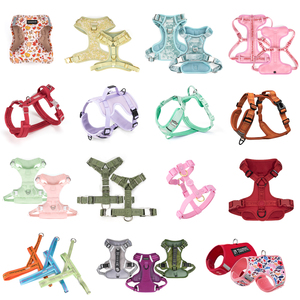 애완용품 <span class=keywords><strong>2026</strong></span> 새로운 디자인 패션 강아지 하네스와 리드 네오프렌 강아지 하네스 맞춤형 강아지 하네스 세트 (배변봉투 홀더 포함) - Product Image 6