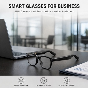 800W Pixels <b>Camera</b> AI Glasses with 1080P Video Recording AI Voice Assistant Translation Glasses for Business Travel Work - Product Image 1