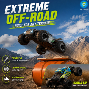 Camioneta Todoterreno RC <span class=keywords><strong>de</strong></span> Alta Velocidad 1:16, Control Remoto 2.4G, Buggy RC Todoterreno con Faros LED, Barra Antivuelco, Auto RC <span class=keywords><strong>de</strong></span> Juguete, Regalo para Niños - Product Image 3