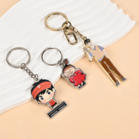 Porte-clés 2D/3D dur en métal émaillé souple avec logo pour lettre souvenir personnalisée en alliage de zinc fer porte-clés personnalisé