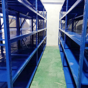 Estantes apilables de acero Morgie con estantes de utilidad ajustables Estantería resistente de <span class=keywords><strong>3</strong></span> lazos para almacenamiento industrial - Product Image 2