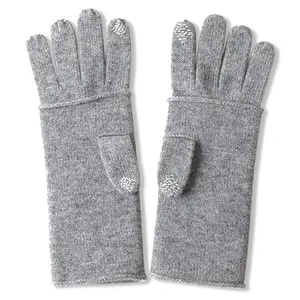 Nieuw Design Tweedelige Set Lange Warme Wol Vrouwen Winter Kasjmier Handschoenen 100% Kasjmier Handschoenen Dames