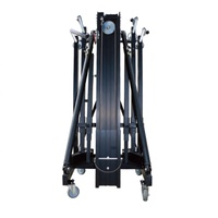 Torre de Soporte Vertical Negra para Altavoces Line Array