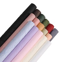 Kertas Pembungkus Evergreenwrap Motif Batu Tebal Tekstur Kerut Mewah Kertas Pembungkus Buket Bunga Bahan Floral