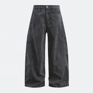Tùy Chỉnh Chất Lượng Cao Thời Trang Mới Rửa Thẳng Baggy Y2K Thời Trang Phố Skate Jeans - Product Image 3