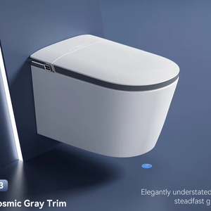 Modèle très vendu : WC mural intelligent H856 avec siège chauffant pour salle de bain, offre confort et hygiène grâce à la fonction automatique. - Product Image 1