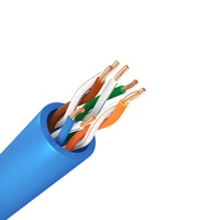 Câble Ethernet Cat 5 en cuivre Brothers-Y 8 conducteurs spécialement conçu pour ne pas s'emmêler et facile à installer, Internet haut débit