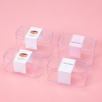 Récipient ovale transparent personnalisé en plastique PS/PP pour desserts tiramisu Boîte d'emballage de gâteaux pâtissiers avec couvercle