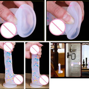 OEM ODM <span class=keywords><strong>gode</strong></span> en silicone doux réaliste pour débutants jouet sexuel gelée <span class=keywords><strong>gode</strong></span> réaliste avec forte <span class=keywords><strong>ventouse</strong></span> pour femmes hommes gays - Product Image 2