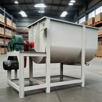 Mezclador de Polvo Termofusible Controlado por PLC, Alimentación Automática y Control de Temperatura, Tasa de Errores <0.3%