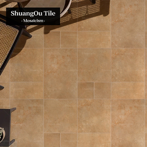 Carrelage en céramique émaillée de style moderne pour sol et mur, aspect antidérapant pour salon, salle de bain, carreaux en porcelaine <span class=keywords><strong>imitation</strong></span> brique - Product Image 2