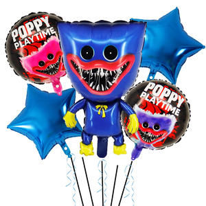 Nouveau <span class=keywords><strong>jeu</strong></span> de ballons en aluminium pour enfants <span class=keywords><strong>Poppy</strong></span> <span class=keywords><strong>Playtime</strong></span> à cinq branches pour les jeux d'anniversaire - Product Image 5