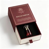 Boîte cadeau en papier kraft de luxe avec logo personnalisé, écologique, recyclable, boîte d'emballage en carton gaufré, emballage cadeau pour parfum