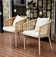 Ensemble de table et de chaises de salle à manger en aluminium pour patio extérieur, design traditionnel, salon de jardin, imperméable, durable, résistant au soleil