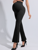 Chunwei B308 vente en gros de femmes sur le ventre grossesse entraînement Yoga pantalons évasés leggings de maternité