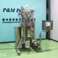 Machine de mélange 200L et homogénéisateur pour savon liquide Homogénéisateur sous vide Machine à émulsifier Crème Équipement de fabrication
