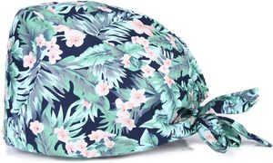 作業用帽子調節可能なリボン、ワンサイズですべてにフィット、長い太い髪、柔らかく快適な医療用ユニフォームに適しています - Product Image 4