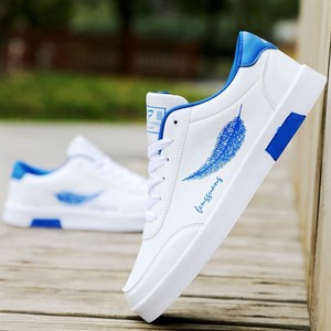 White Men's Retro Sneakers Autumn Casual Low-top Genuine Leather <b>Shoes</b> Rubber Sole Anti-slip Sports <b>Shoes</b> 2025 New Style - Product Image 1