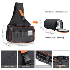 PULUZ — sac à dos pour caméra professionnelle, sac à dos étanche, souple, OEM, à la mode, Logo personnalisable, vidéo numérique, pour le transport de photos - Product Image 5