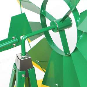 Girouette en métal Décoration <span class=keywords><strong>de</strong></span> <span class=keywords><strong>jardin</strong></span> <span class=keywords><strong>Moulin</strong></span> à vent <span class=keywords><strong>de</strong></span> ferme Ornement décoratif Type différent Girouette domestique Girouettes - Product Image 3