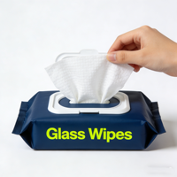 Paños de Limpieza de Vidrio Desechables, Sin Pelusas, Extra Suaves, de Secado Rápido, Sin Rayas, con Certificación CE, para Detallado de Automóviles, Ventanas, Espejos y Vidrio