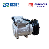 Compresseur de climatisation Shiyou 447200-4656 4472004656 DOOSAN DX225 DX140 DX160 DX255 DX300 DX350 DX380 DX420 DX480 DX520 LINGONG 60F 65E