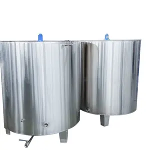 Tanques de almacenamiento de doble capa de grado alimenticio tanque de mezcla química tanque de agua y aceite esencial