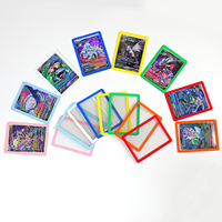 HEYI Couleur Toploader Super Clair Personnalisé En Plastique Dur Jeu Poke Mon Card Top Loaders Manches Sports Trading 35PT Card Toploader