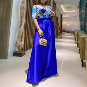 D3279 Dernières tendances en matière de tenues chics pour femmes, ensemble chemise à manches courtes imprimée et pantalon large à jambes larges, ensemble deux pièces, vêtements pour femmes - Product Image 6