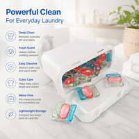 Capsules de lessive haute efficacité pour le lavage des vêtements, disponibles en OEM, à dissolution rapide