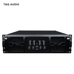 เครื่องขยายเสียง <span class=keywords><strong>T</strong></span>&Q AUDIO กำลังขับสูง 3U สี่ช่องสัญญาณ ระดับมืออาชีพ Class H กำลังขับ 4x1100W โครงสร้างโลหะ ความต้านทาน 8 โอห์ม รองรับแรงดันไฟฟ้าทั่วไป - Product Image 2