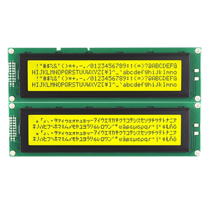 5.9英寸液晶显示屏绘图晶体4004点阵黄绿底并行低功耗条形液晶显示器 - Product Image 1