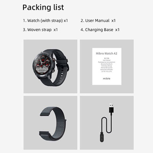 Mibro <span class=keywords><strong>A2</strong></span> Smartwatch phiên bản toàn cầu cuộc gọi 1.39inch Màn hình HD máu Oxy Heart Rate Monitor thể thao phụ nữ người đàn ông Đồng hồ thông minh - Product Image 5