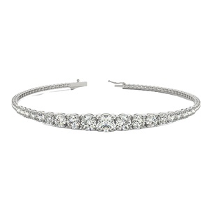 Su misura 925 sterling silver 3A CZ di Zircon tennis Collana per Le Donne - Product Image 1