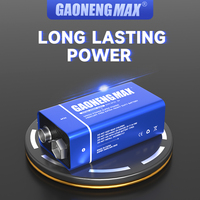 Batterie au carbone-zinc 9V OEM personnalisée, super résistante, 6F22, pour outils électriques, télécommandes, jouets et radios