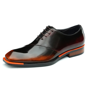 Zapatos Oxford de Cuero Genuino para Hombre de Alta Calidad, Estilo Casual para Bodas y Fiestas, Cierre con Cordones - Product Image 2