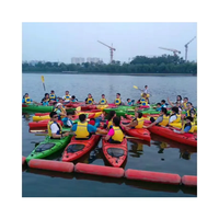 Cylindre en plastique flottant pour ponton, flotteur de corde, partie de barrière marine, tuyau inclus, barrière flottante marine