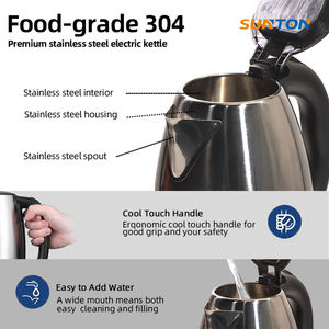SUNTON top vente 1.8L bouilloire électrique en acier inoxydable 304 à ébullition rapide pour hôtel - Product Image 4