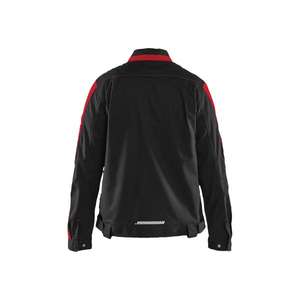 BLAKLADER - 444318329956M Chaqueta industrial para mujer elástica Negro/Rojo-EAN 7330509893845 CHAQUETAS DE TRABAJO - Product Image 2