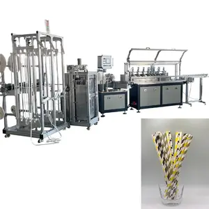 Good Price Automatic Paper Connecting Drinking Straw Machine Making High Speed Paper Straws Machine Professional Supplier