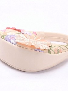 Sac Hobo Femme Brodé Floral Style Bohème Printemps Usage Quotidien Ouvert en PU avec Poignée en Tissu et Doublure en Polyester Lettres - Product Image 2