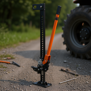 Cric de levage manuel à cliquet en acier de 42 pouces et 3,18 tonnes pour tracteur, usage routier intensif - Product Image 2