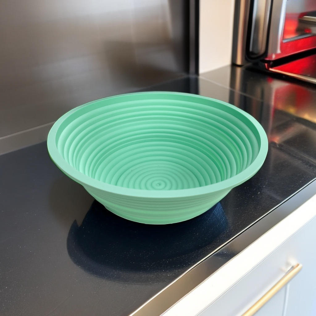 ตะกร้าหมักทรงกลมสีเขียว-เขียว